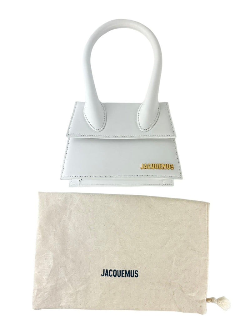 Jacquemus White Le Chiquito Moyen Handbag