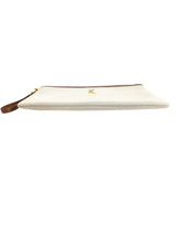 Saint Laurent Beige Monogram Holder Pouch Bag