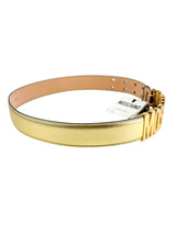 Moschino Gold Belt Size 38