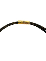Louis Vuitton Gold Padlock Monogram Bracelet