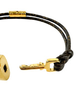Louis Vuitton Gold Padlock Monogram Bracelet