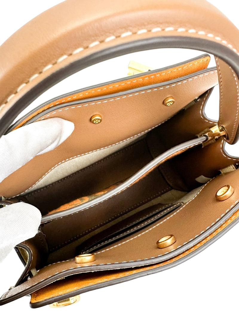 Tory Burch Beige Mini Radziwill Handbag