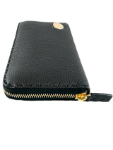 Fendi Black Selleria Full Size Wallet