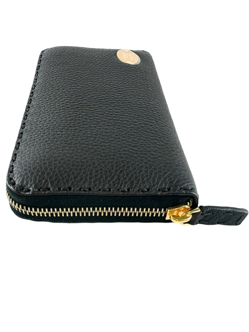 Fendi Black Selleria Full Size Wallet