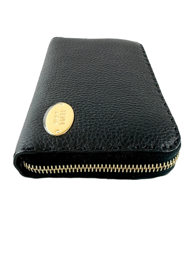 Fendi Black Selleria Full Size Wallet
