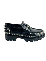 Christian Louboutin Black Moc lug spikes Flat Size 37
