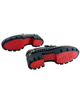 Christian Louboutin Black Moc lug spikes Flat Size 37