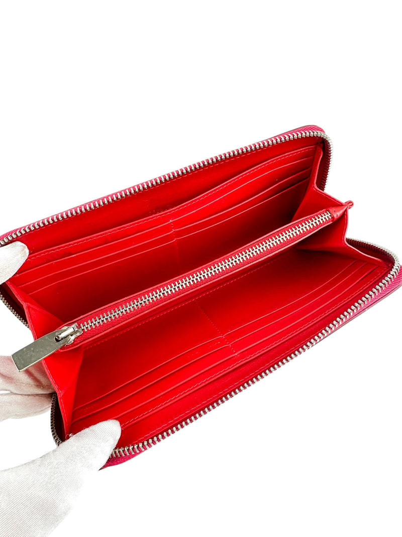Christian Louboutin Pink Spikes Full Size Wallet
