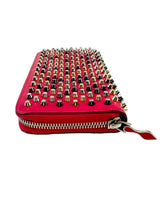 Christian Louboutin Pink Spikes Full Size Wallet