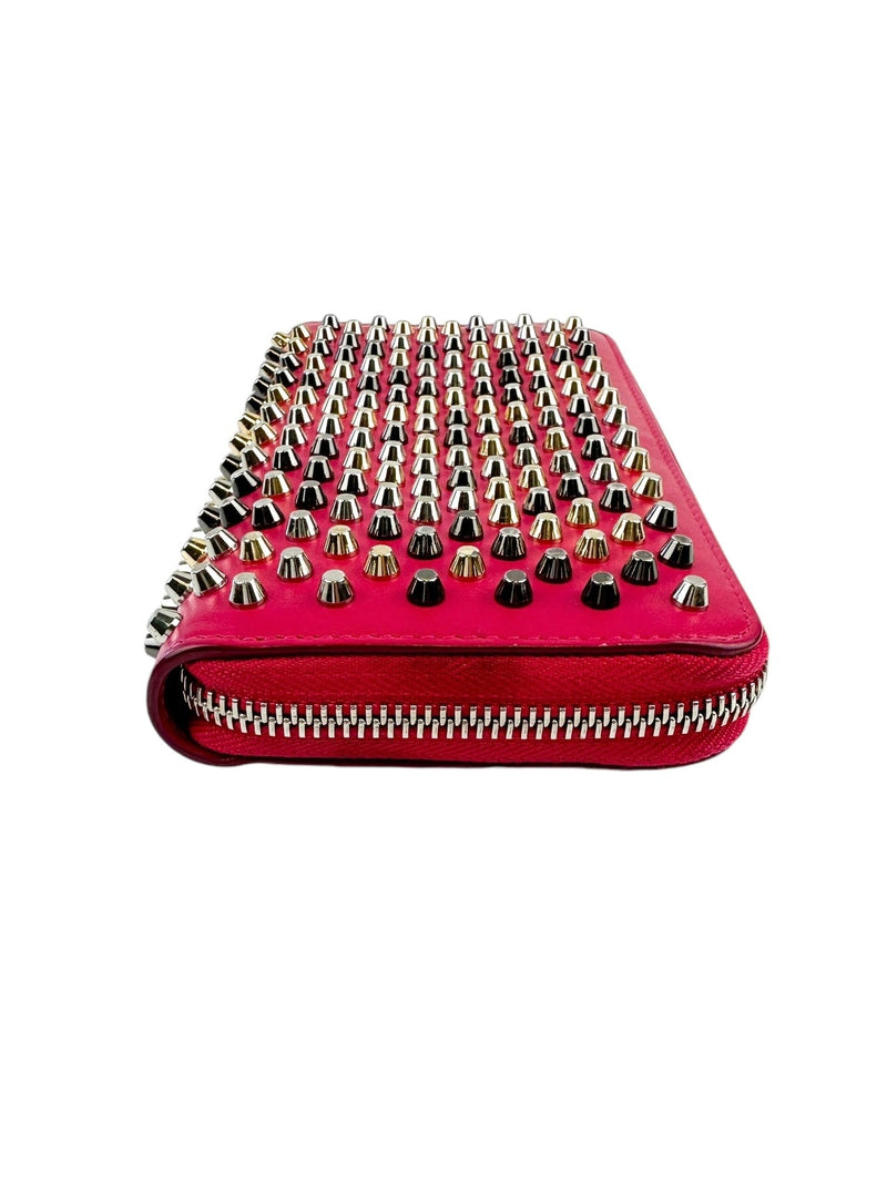 Christian Louboutin Pink Spikes Full Size Wallet