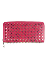 Christian Louboutin Pink Spikes Full Size Wallet