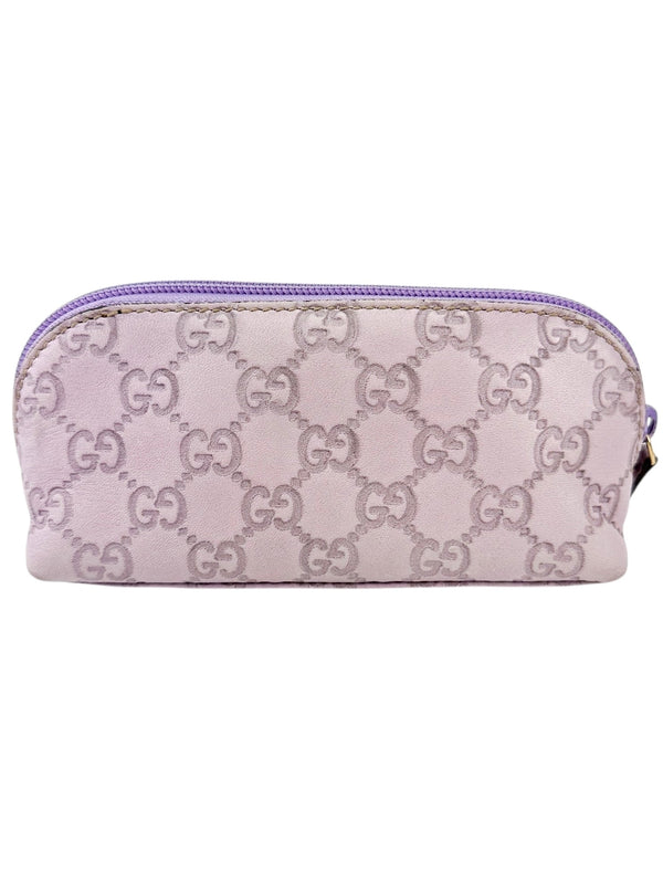 Gucci Purple Guccisima Leather Pouch