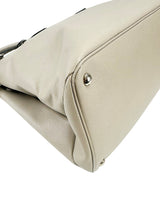 Prada Grey Saffiano Leather Medium Turnlock Handbag