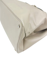 Prada Grey Saffiano Leather Medium Turnlock Handbag