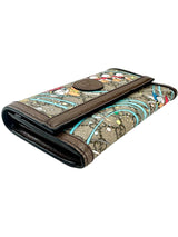 Gucci x Disney Brown Donald Duck Web GG Supreme Wallet Limited Edition