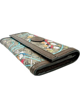 Gucci x Disney Brown Donald Duck Web GG Supreme Wallet Limited Edition