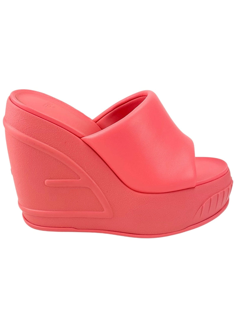 Fendi Coral Fashion Show Platform Sandals Size 39