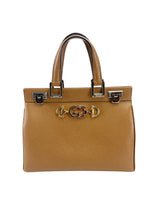 Gucci Brown Zumi Small Top Handle Bag