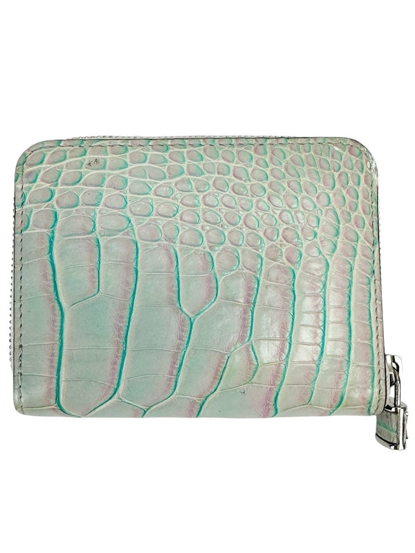 Louis Vuitton Blue & Pink Crocodrile Zippy Wallet