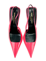 Saint Laurent Bright Pink Kiss Heels Size 39