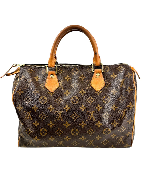 Louis Vuitton Brown Monogram Speedy 30