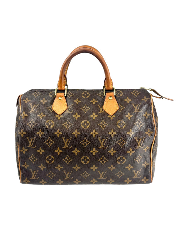 Louis Vuitton Brown Monogram Speedy 30