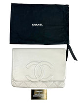 Chanel Silver Quilted Timeless CC Clutch