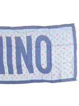 Moschino Blue Bear Cotton Scarf