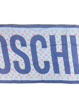 Moschino Blue Bear Cotton Scarf