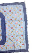 Moschino Blue Bear Cotton Scarf