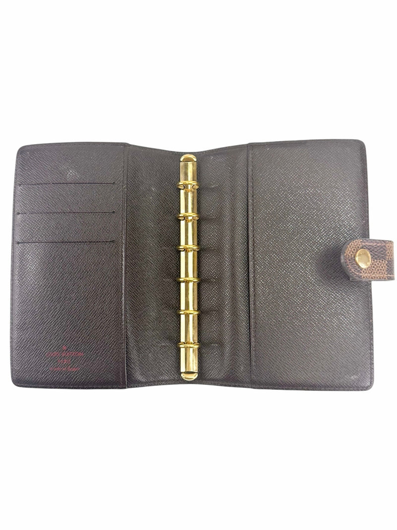Louis Vuitton Brown Damier Ebene Agenda PM