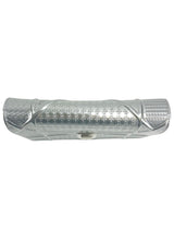 Christian Dior Metallic Silver Diorama Shoulder Bag