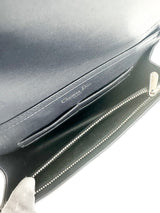Christian Dior Metallic Silver Diorama Shoulder Bag