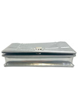 Christian Dior Metallic Silver Diorama Shoulder Bag