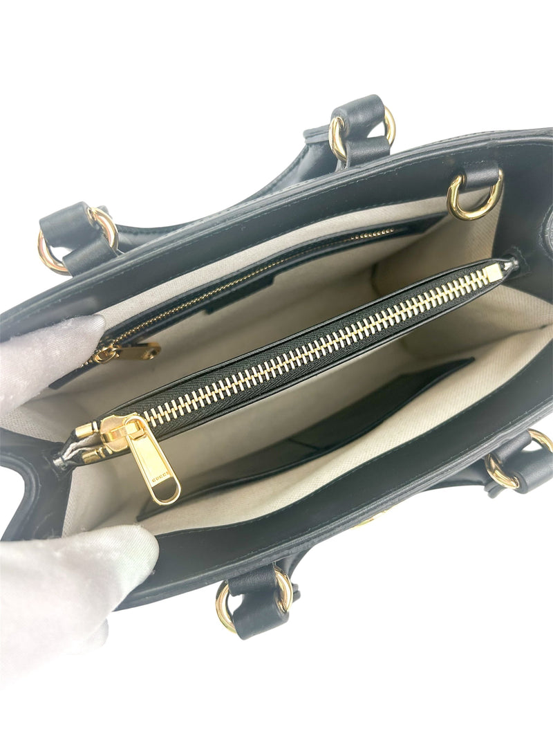 Gucci Black Small GG Matelasse Shoulder Bag