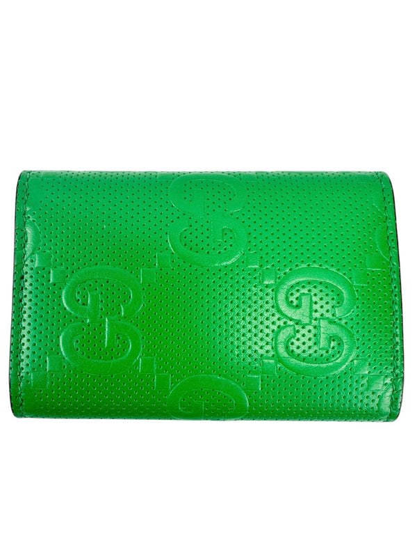 Gucci Green GG Key Case