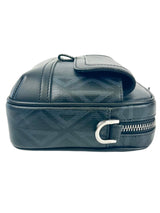 Christian Dior Black & Blue Diamond Hit Road Messenger Bag