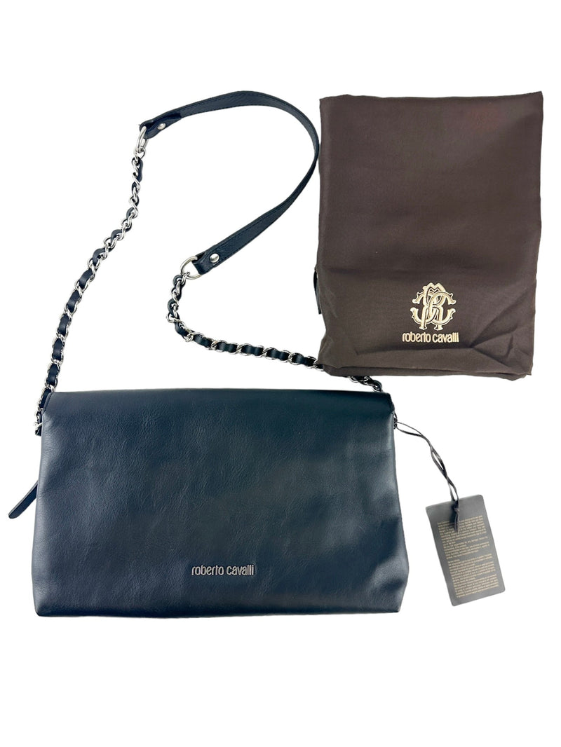Roberto Cavalli Black Shoulder Bag