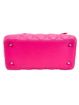 Christian Dior Pink Medium Lady Dior with Strap