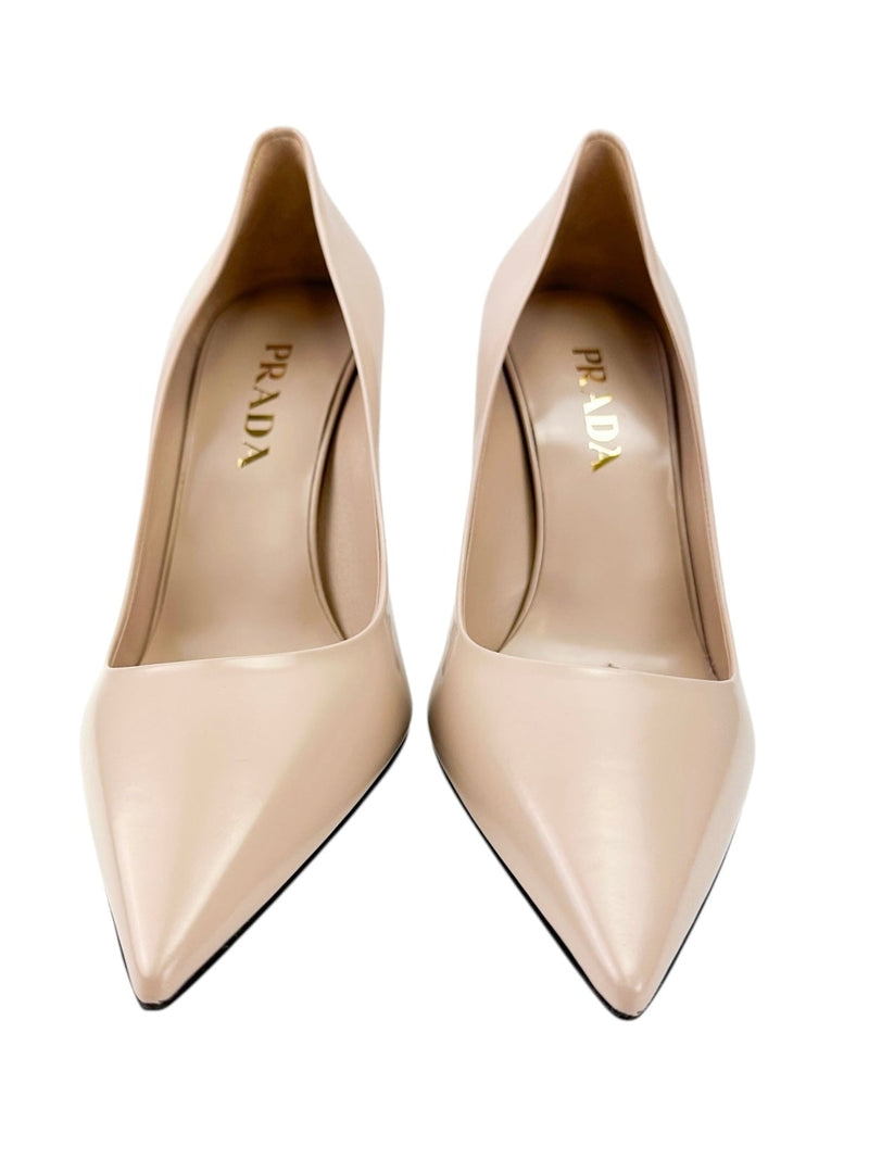 Prada Beige Calzature Point Toe Pumps Size 39