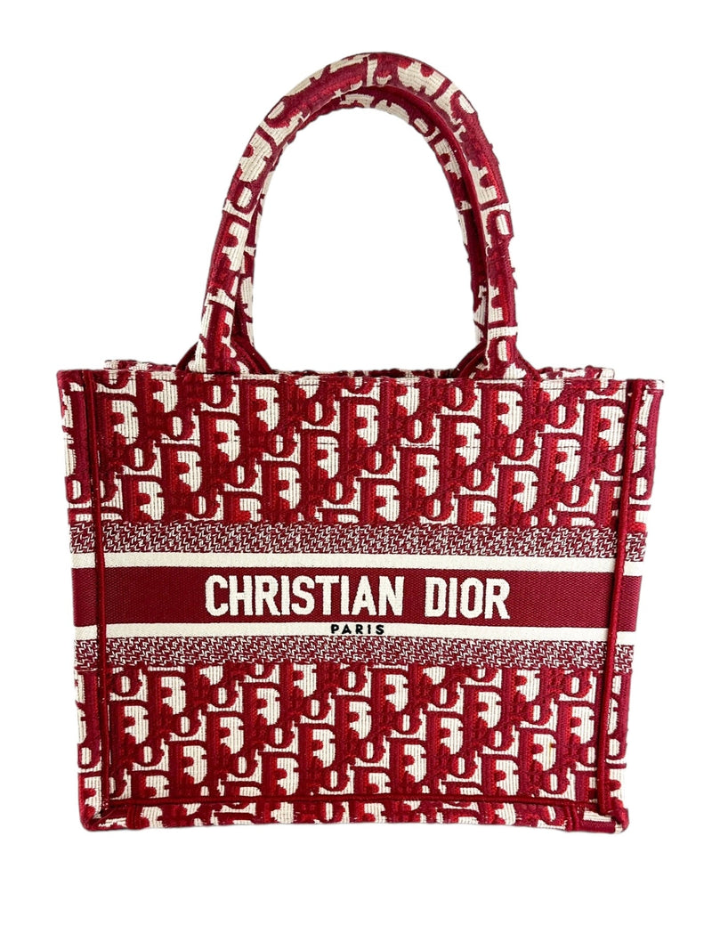 Dior red tote bag 2025