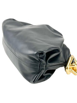 Bottega Veneta Black Chain Pouch Handbag