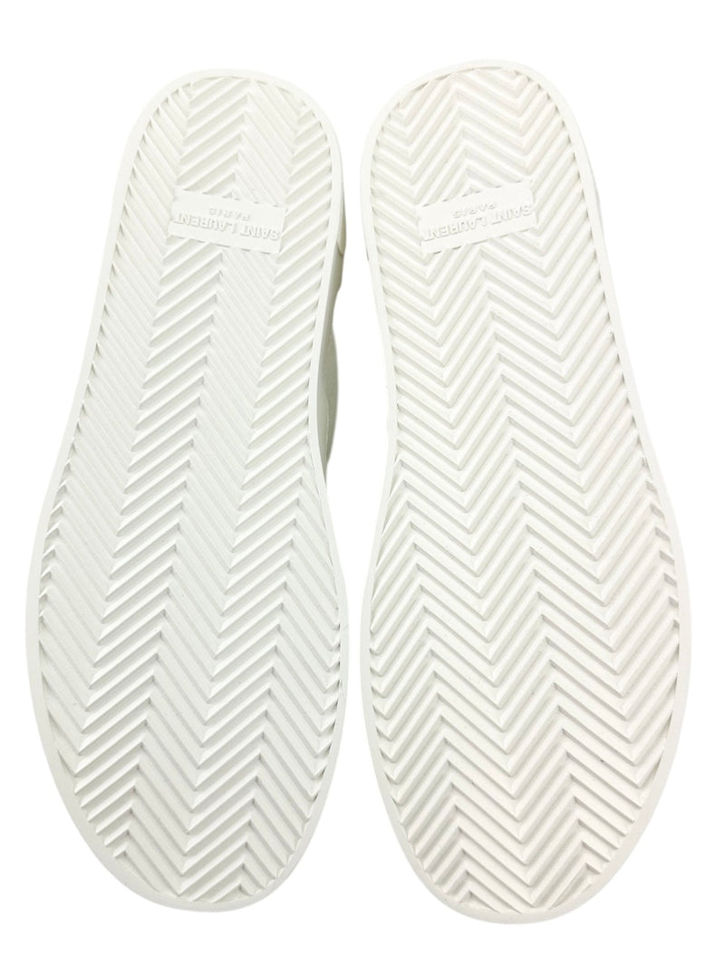 Saint Laurent White Canvas Sneakers Size 39.5