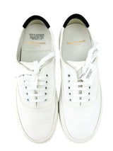 Saint Laurent White Canvas Sneakers Size 39.5