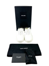 Saint Laurent White Canvas Sneakers Size 39.5