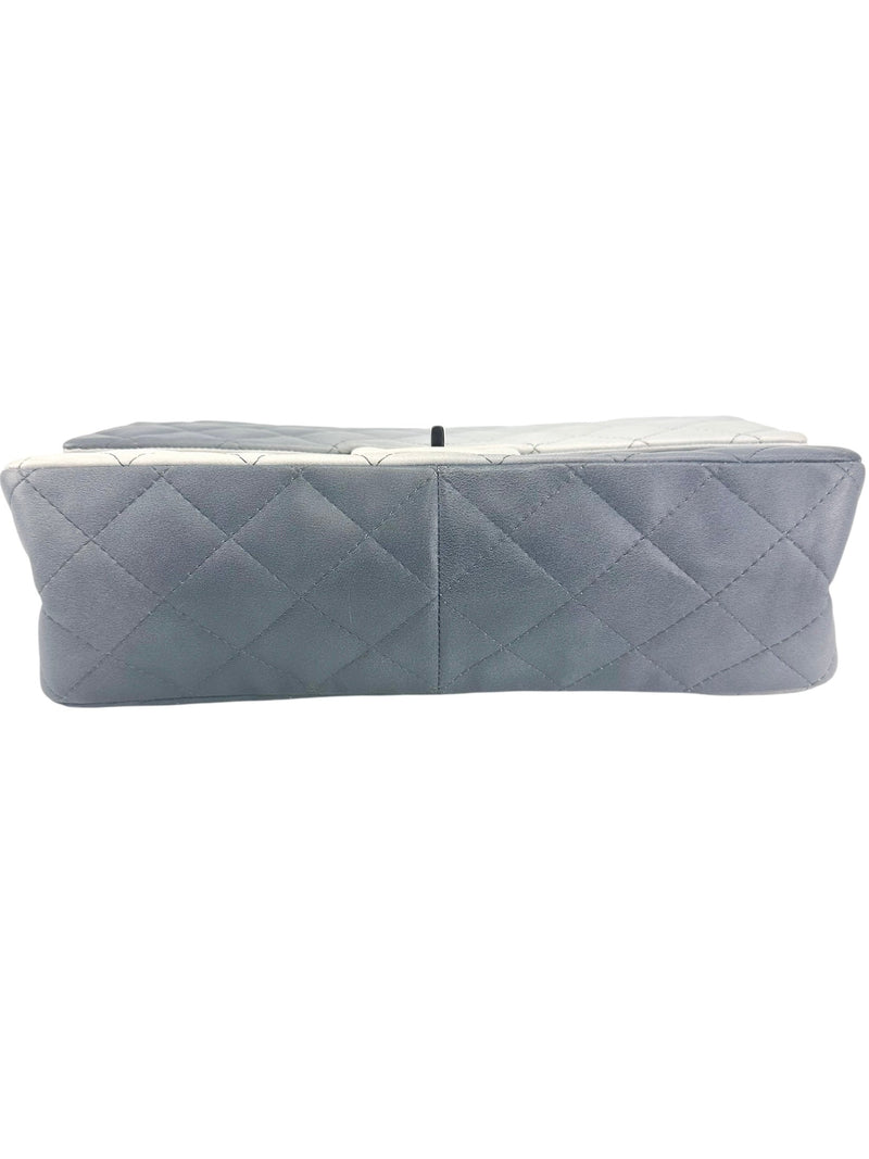 Chanel Silver Degrade Reissue 2.55 227 Shoulder Bag