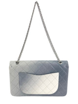 Chanel Silver Degrade Reissue 2.55 227 Shoulder Bag