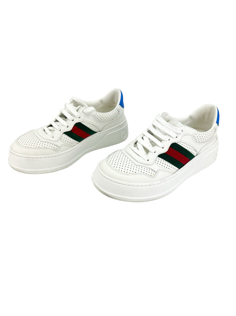 Gucci White Chunky GG Sneakers Size 38