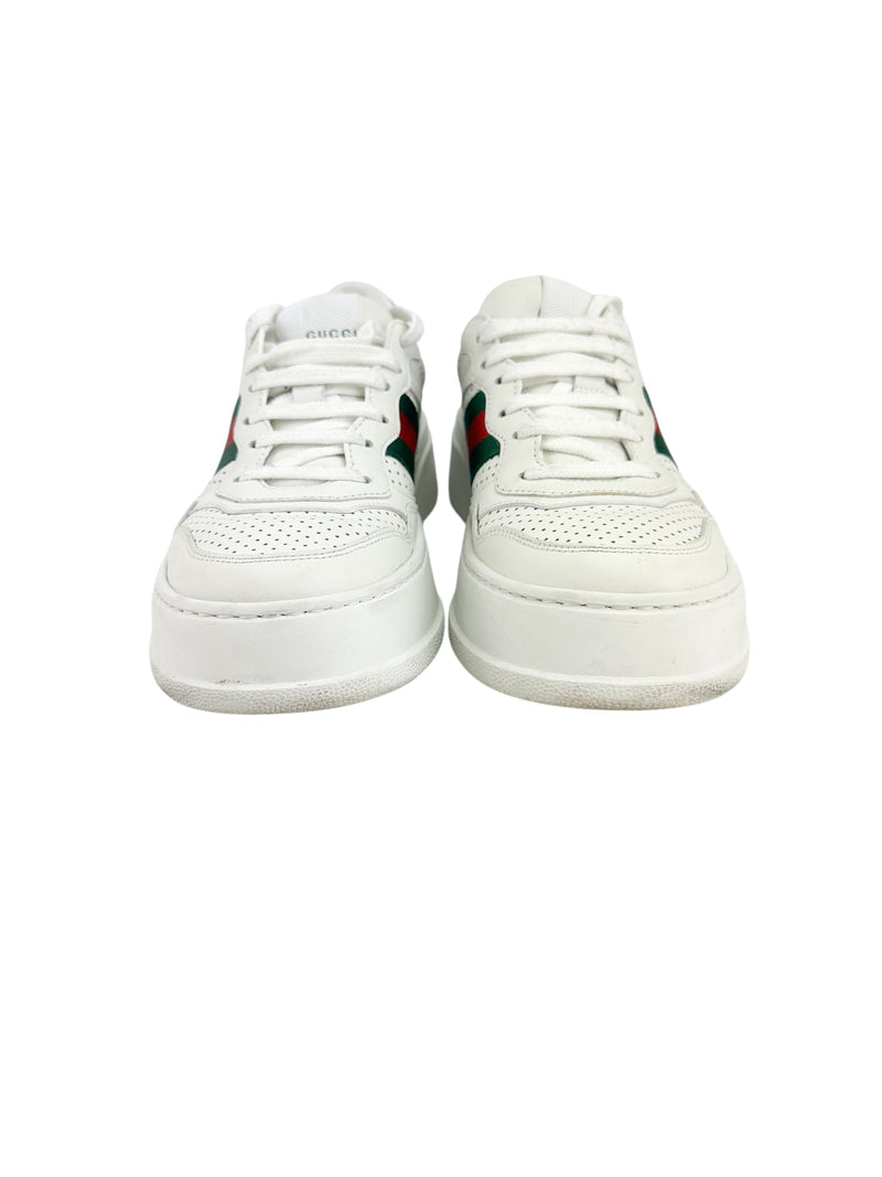 Gucci White Chunky GG Sneakers Size 38