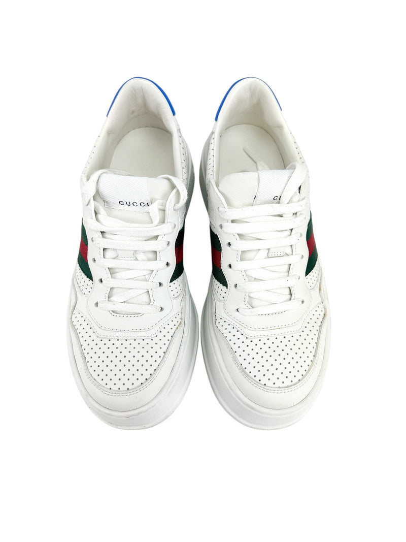 Gucci White Chunky GG Sneakers Size 38